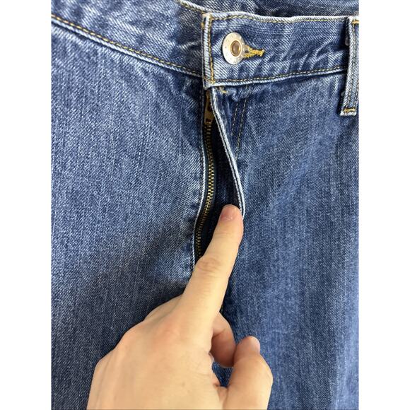 Cinch Men's Green Label Rigid Dark Stone Jeans Size 38 Blue Western Relaxed - Picture 5 of 10